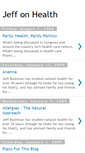 Mobile Screenshot of jeffonhealth.blogspot.com