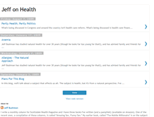Tablet Screenshot of jeffonhealth.blogspot.com