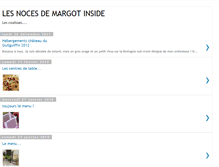 Tablet Screenshot of lesnocesdemargotinside.blogspot.com