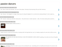 Tablet Screenshot of dance-with-passion.blogspot.com