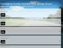 Tablet Screenshot of foundations-ss.blogspot.com