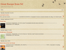 Tablet Screenshot of greatescapefromnj.blogspot.com