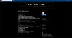 Desktop Screenshot of howtodostuffff.blogspot.com