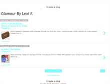 Tablet Screenshot of glamourbylexir.blogspot.com