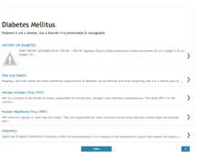 Tablet Screenshot of diabetictoday.blogspot.com