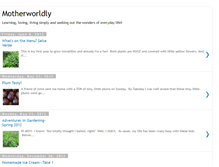 Tablet Screenshot of motherworldly.blogspot.com