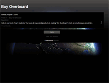 Tablet Screenshot of boyoverboardatthelakes.blogspot.com