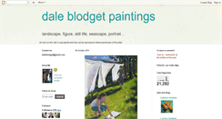 Desktop Screenshot of daleblodgetpaintings.blogspot.com