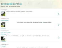 Tablet Screenshot of daleblodgetpaintings.blogspot.com