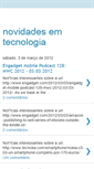 Mobile Screenshot of novidades-em-tecnologia.blogspot.com