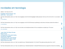 Tablet Screenshot of novidades-em-tecnologia.blogspot.com