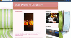 Desktop Screenshot of 1000pointsofcreativity.blogspot.com