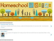 Tablet Screenshot of homeschoolroster.blogspot.com