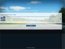 Tablet Screenshot of allnaturalsleep.blogspot.com