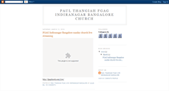 Desktop Screenshot of paulthangiah1.blogspot.com