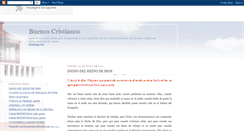 Desktop Screenshot of buenoscristianos.blogspot.com