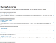 Tablet Screenshot of buenoscristianos.blogspot.com