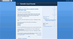 Desktop Screenshot of daniellelloydfansite.blogspot.com