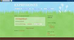 Desktop Screenshot of expresionesmx.blogspot.com