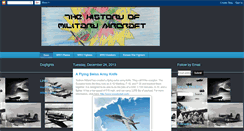 Desktop Screenshot of historyofmilitaryaircraft.blogspot.com