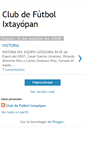 Mobile Screenshot of futbolixtayopan.blogspot.com