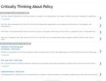 Tablet Screenshot of criticallythinkingaboutpolicy.blogspot.com