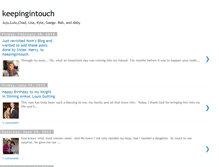 Tablet Screenshot of julu-keepingintouch.blogspot.com