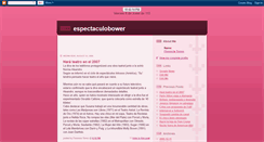 Desktop Screenshot of espectaculobower.blogspot.com