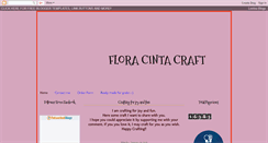 Desktop Screenshot of floracintacraft.blogspot.com