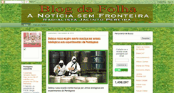 Desktop Screenshot of blogdafolha.blogspot.com