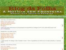 Tablet Screenshot of blogdafolha.blogspot.com