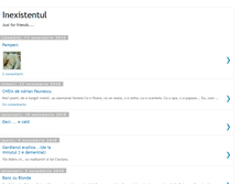 Tablet Screenshot of inexistentul.blogspot.com