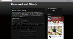 Desktop Screenshot of kursusautocaddisidoarjo.blogspot.com