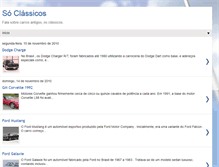 Tablet Screenshot of carrosclassicosantigos.blogspot.com