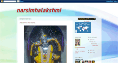 Desktop Screenshot of narsimhalakshmidevasthan.blogspot.com