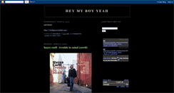 Desktop Screenshot of heymyboyyeah.blogspot.com