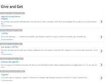 Tablet Screenshot of giveandget28.blogspot.com
