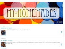 Tablet Screenshot of my-homemades.blogspot.com