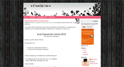 Desktop Screenshot of c-est-la-vie-x.blogspot.com