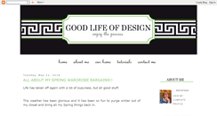 Desktop Screenshot of goodlifeofdesign.blogspot.com