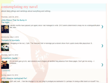Tablet Screenshot of contemplating-my-navel.blogspot.com