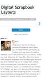 Mobile Screenshot of digital-scrapbook-layouts.blogspot.com