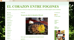 Desktop Screenshot of elcorazonentrefogones.blogspot.com