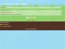 Tablet Screenshot of aincognitadamatematica.blogspot.com