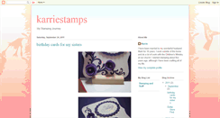 Desktop Screenshot of karriestamps.blogspot.com