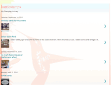 Tablet Screenshot of karriestamps.blogspot.com