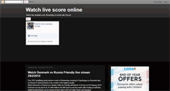 Desktop Screenshot of livestream2online.blogspot.com
