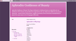 Desktop Screenshot of aphrodite--aphrodite.blogspot.com