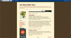 Desktop Screenshot of afra-report.blogspot.com