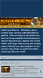 Mobile Screenshot of build-large-muscles.blogspot.com